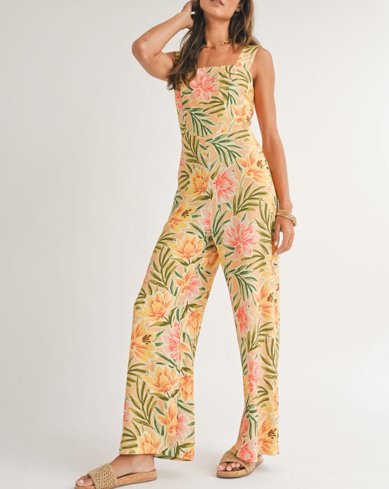 SCENIC VIEW OPEN BACK JUMPSUIT. 