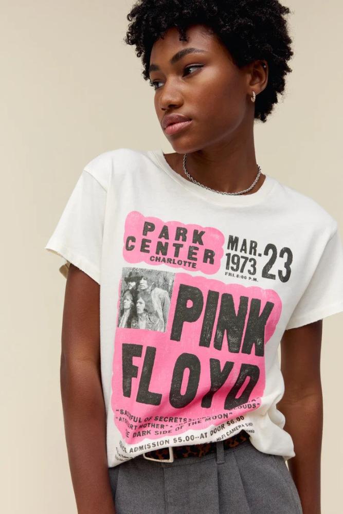DAYDREAMERS PINK FLOYD 1973 FLYER TOUR TEE 